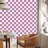 Checkerboard Wallpaper Purple and White for Living Room and Bedroom 50x1000