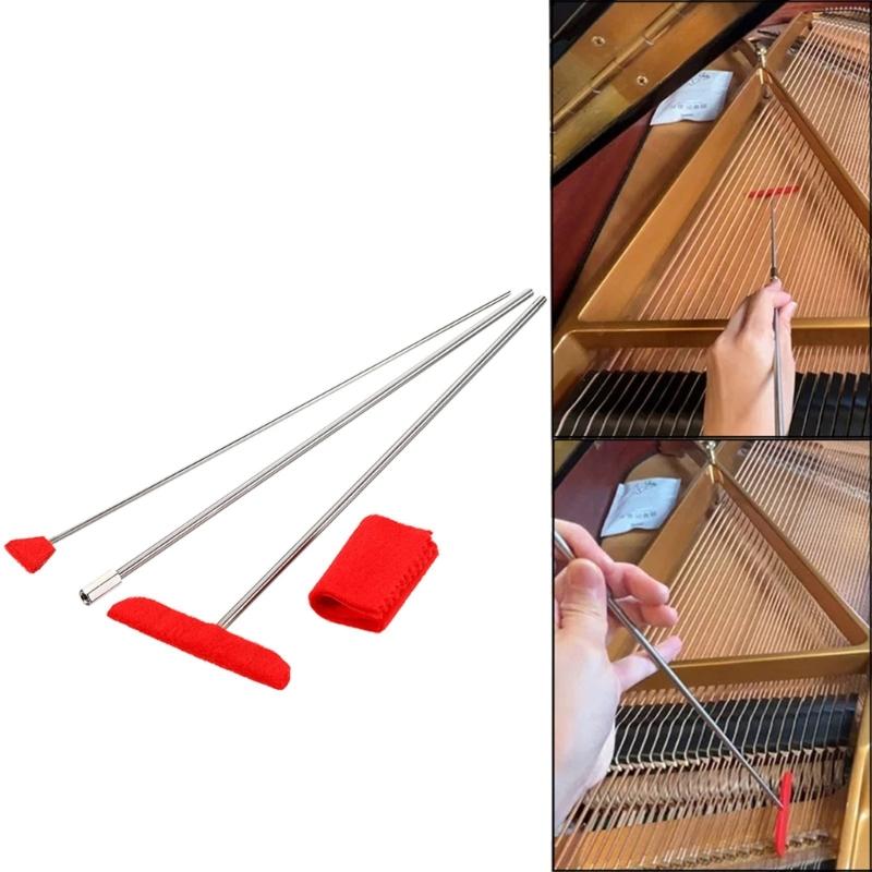 Strumento di Pulizia Rimuovi Polvere Cassa Armonica Pianoforte Strumento di Rimozione Polvere Strumento di Manutenzione Pianoforte per la Cura di Strumenti a Tastiera Durevole