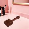 Long Handle Wooden Scalp Massager Anti-Static Meridian Hair Brush  Home Use