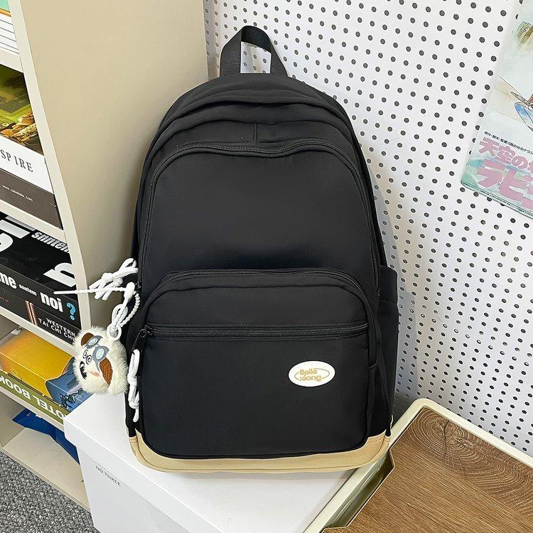 Schoolbag Japanese ins Large Capacity Simple Lightweight Casual Versatile School Bag Fourth and Sixth Grades Middle and High School Students Backpack