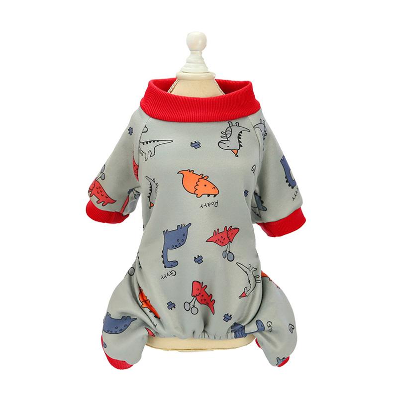 7 Colors Print Pet Dog Pajams for Small Dogs Spring Autumn Puppy Cat Jumpsuit Yorkies Terrier Mascotas Clothes Honden Kleding