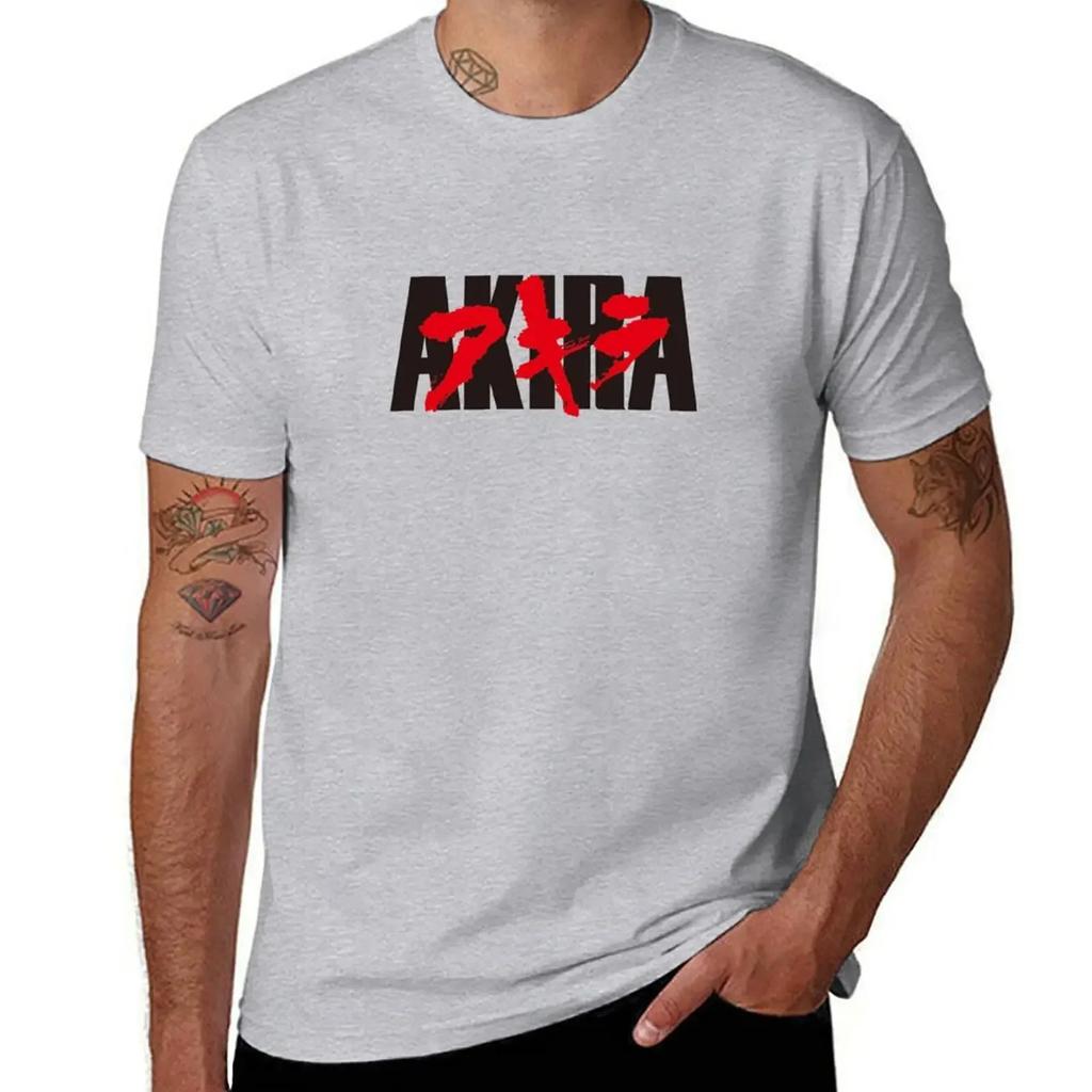 Logo akira T-Shirt graphic tee shirt vintage t shirts men clothing