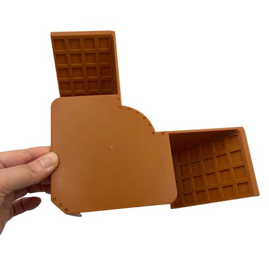 Einsiedlerkrebsbecken Tunnel unter Kies Einsiedlerkrebshöhle Ecke mit Klettertunnel Sicheres Habitat Kletterspielzeug Tunnel für Haustierkrebs Aquarium