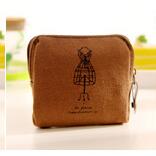 

Vintage Classic Women Man Canvas Coin Purse Zipper Wallet Small Mini Bag Case Pouch Holder Retro Money Bags Pouch Gift