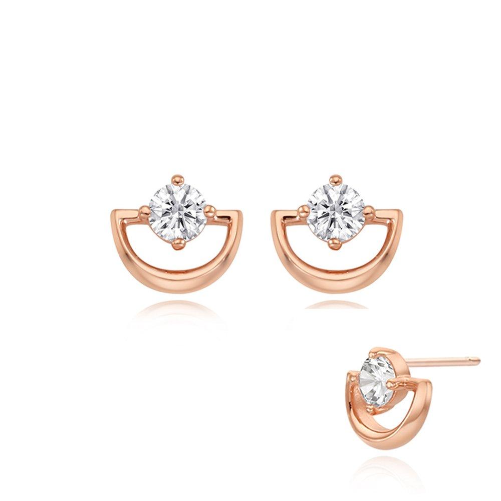 [Stonehenge] Silver Earrings Sc1668