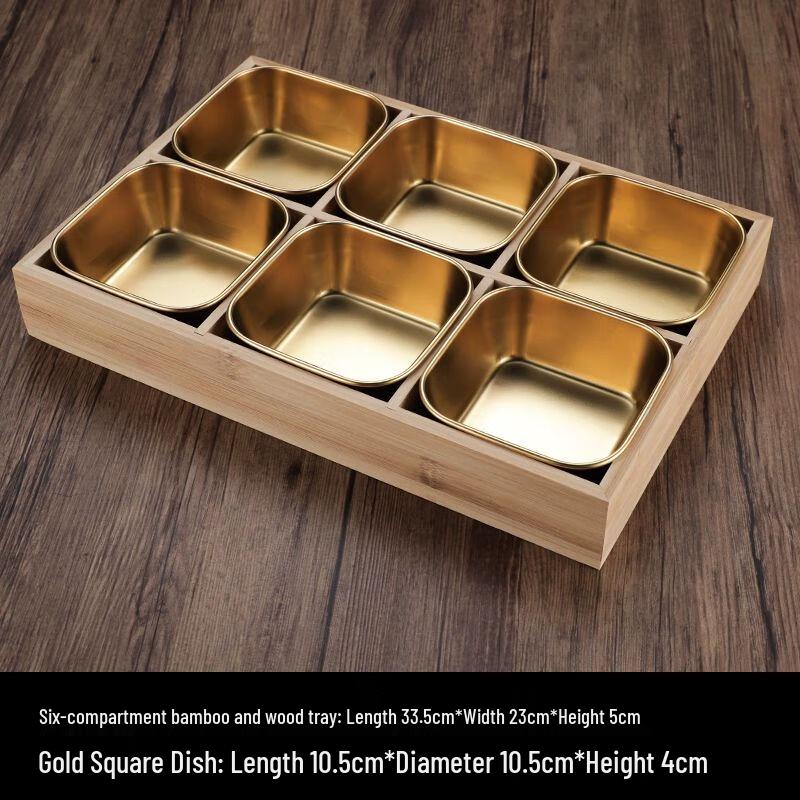 Commercial Multi-Compartment Serving Platter