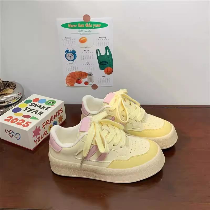 2025 spring thick-soled heightening little white shoes women's new retro soft-soled German training casual versatile ins sports shoes