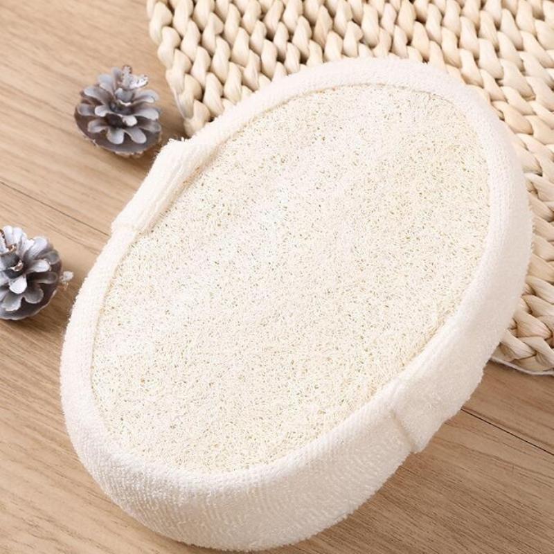 100% Natural Loofah Sponge Unisex Bath Towel Wipe Thick Sponge Bath Shower Rub Wash Body Scrubber Durable Healthy Massage Brush