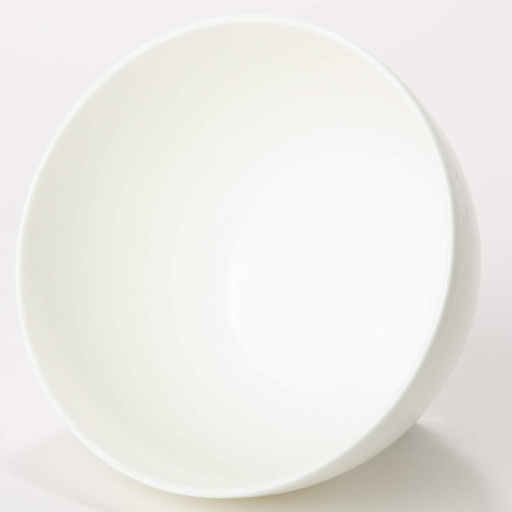 NARUMI Styles Cool Coupe Bowl, 17cm, White, Simple and Stylish, Free Bowl for Soup, Salad, Microwave Heating, Dishwasher Safe, 51326-3552
