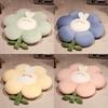 Adorable Pink Rabbit Flower Plush Pillow Soft Toy For Office Seat Cushion And Tatami Mat