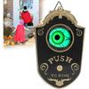 Zerone Halloween OneEyed Doorbell Eyeball Decoration Open Eye, Scary Sound, Easy Hanging for Teasing or Frightening Battery Powered (P018 one-Eyed