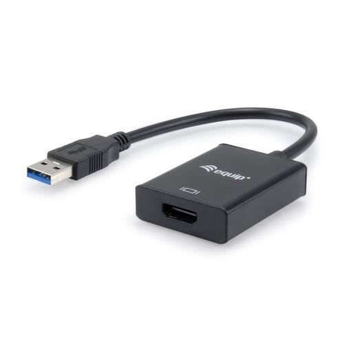 Adaptateur Graphique USB - EQUIP - 1920 X 1080 - Noir - USB 3.2 Gen 1 - 60 Hz