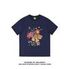 Heavy cotton American bear tide brand short-sleeved t-shirt women's new loose and fat MM high-end half-sleeved top