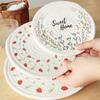 Heat Insulation Coffee Cup Mats Strawberry Pot Pad Table Mats Round Dining Mat  Table Decoration