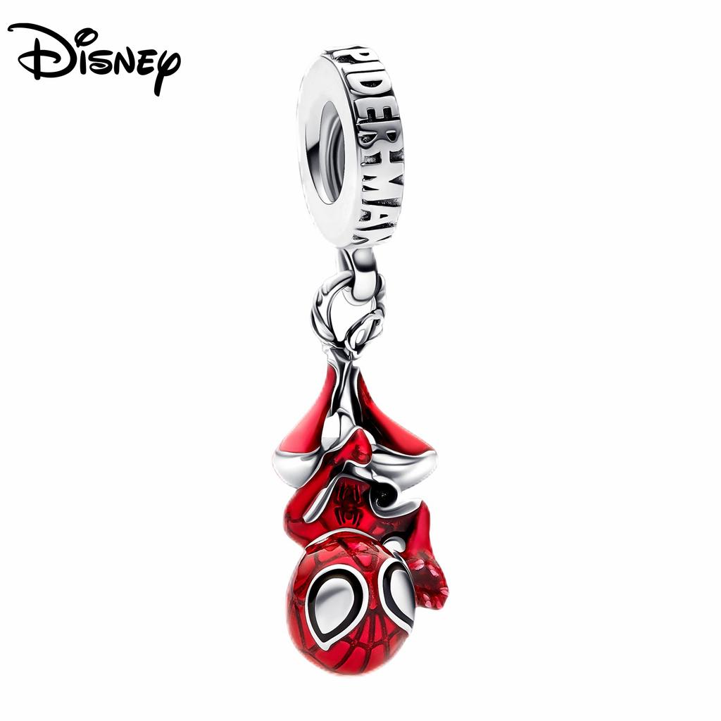 Disney 925 Silver Red Spider Ratatouille Charms Bead Earrings Bracelet Fit Original Bracelets DIY Birthday Jewelry Gift