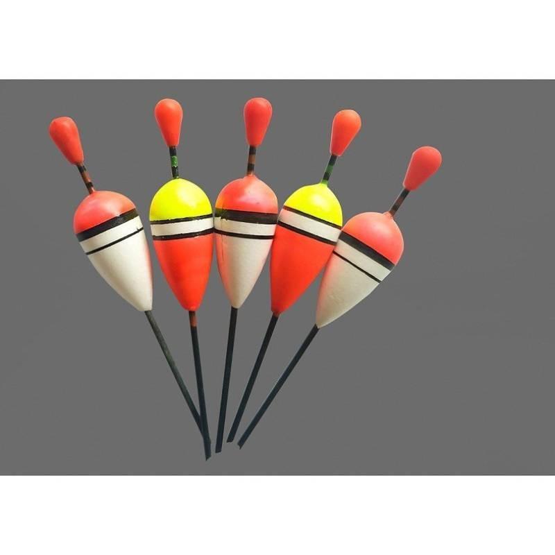 15pcs Fishing Lure Floats Bobbers Slip Drift Tube Indicator Assorted Float Sizes