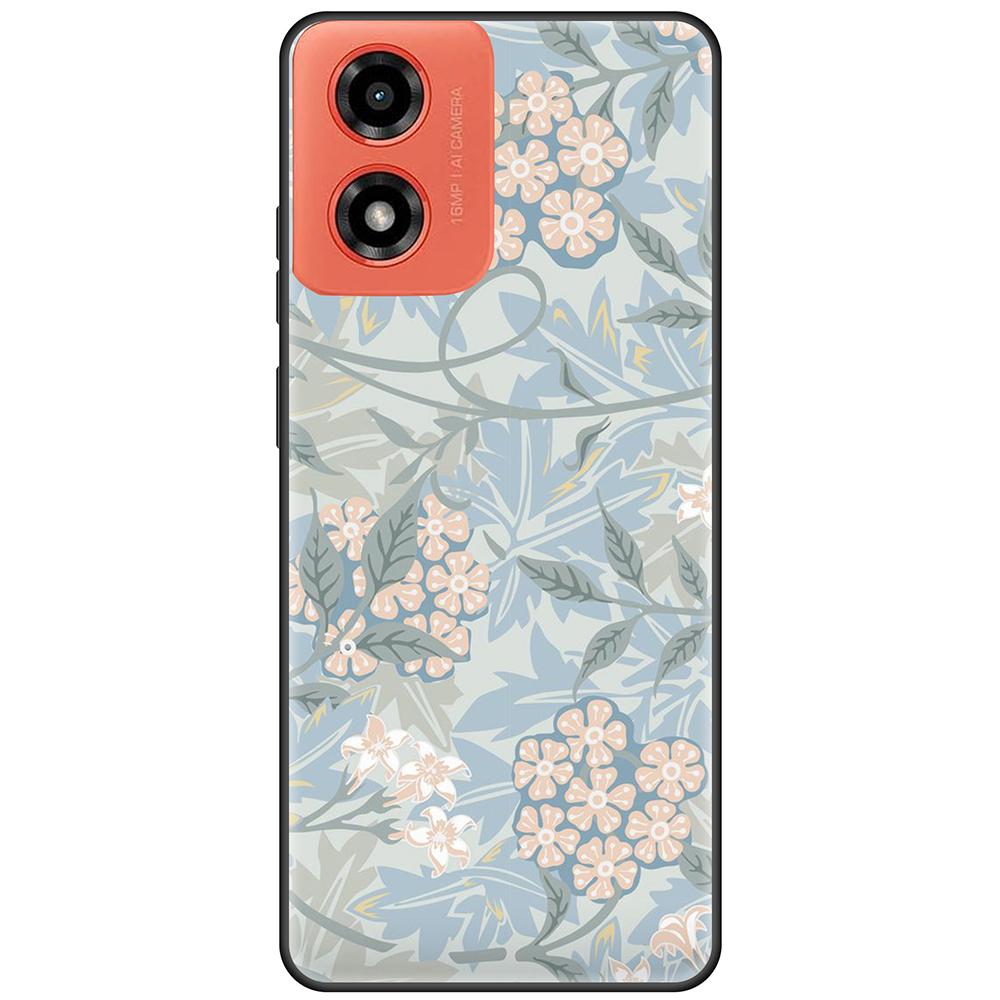 Caes for Motorola Moto G04 Black luxury Back Silicon Cover on MotoG04 Full protection shockproof bumper