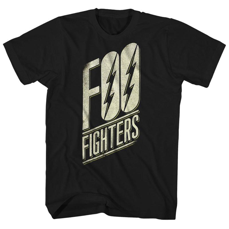 

Fit The American Veteran Rock Band Foo Fighters Released A Flaming Fighter Jet Punkstyle Mens Tshirt in 1994 2XL