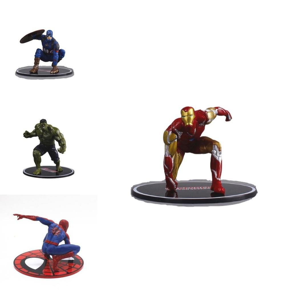 Marvel Avengers Doll Action Figure Toys Set For Kids Ironman Spiderman Hulk Captain America