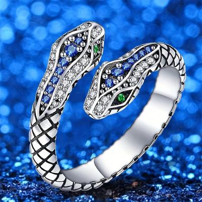 1pc New Snake Ring Creative Adjustable Ring  Classic Fashion Popular Daily Accessories