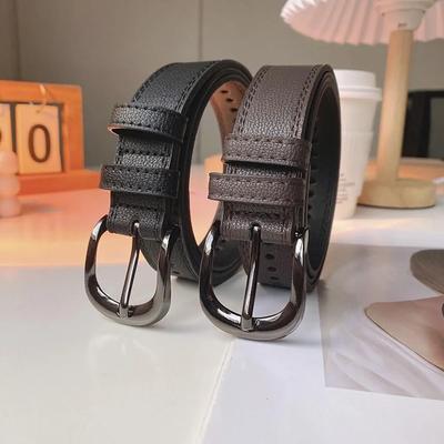 1PC Korean Version Full-body Holes Versatile Retro Pin Buckle Jeans Belts New Fashion Simple Belt Costume Accessories