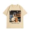I Live Here Now Funny Goose Meme Graphic T Shirts High Quality Fashion Oversized T-shirts Men Women Short Sleeve T-shirt