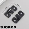 10pcs Picture Frame Hooks Stainless Steel Wall Hanger Flush Mount Hanging Buckle Furniture Interlock Bracket Joint Connector