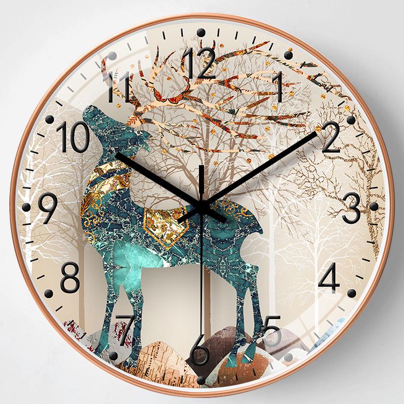 

16-дюймовые 40 см часы настенные часы гостиная дом современный простой модный креативный декор бесшумные часы