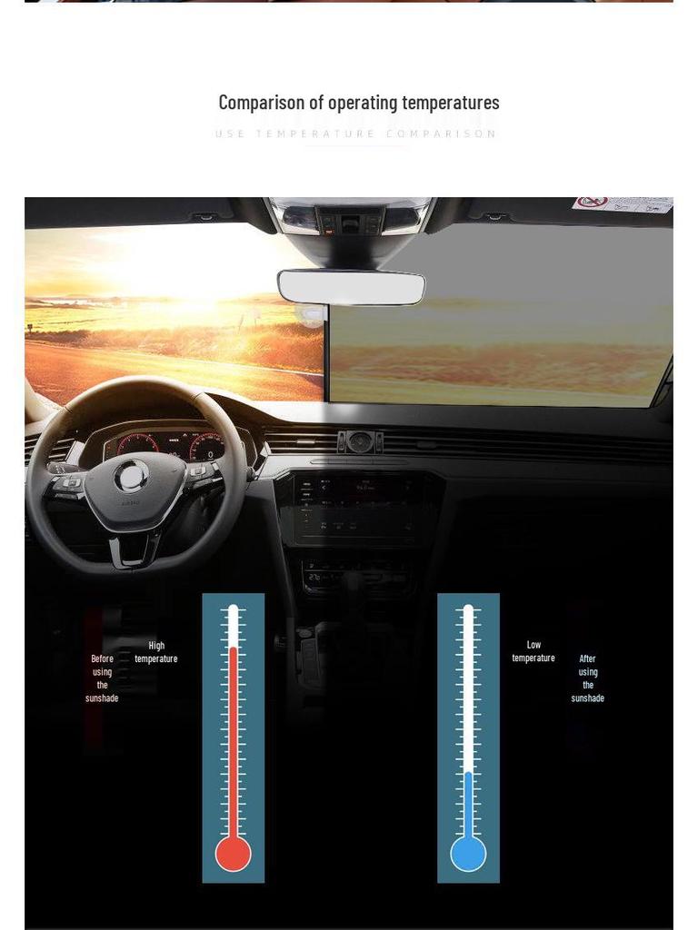 Car Windshield Sunshade & Heat Insulation Visor