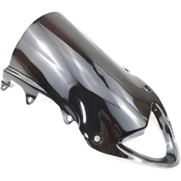 Motorcycle Double Bubble Windshield WindScreen Screen Compatible with BMW S1000RR 2009-2014 (Color : Smoke)