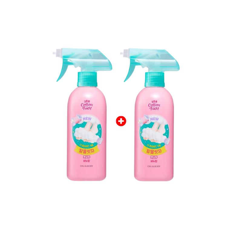 [Sur le Corps] Shampooing Pieds Coton 385ml × 2 pièces Ensemble Double - [Menthe Citron / Menthe Pamplemousse / Rafraîchissant / Pêche / Savon] SOAP