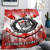 1 pièce Couverture en Flanelle Imprimée SC Corinthians Paulista Haute Qualité Chaude Confortable Couverture pour Toutes les Saisons Parfaite pour les Cadeaux Décoration de la Maison
