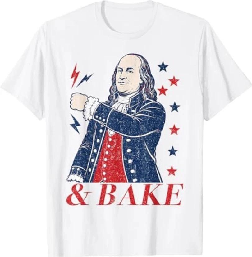 Funny Shake And Bake 4th Of July Couple Matching Tshirt S
