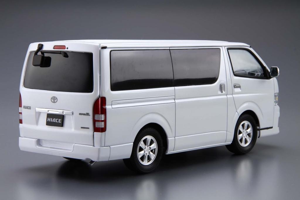 Aoshima Bunka Kyozai The Model Car Series 6 Toyota TRH200V Hiace Super GL 2010 Plastic Model Kit Co., Ltd. 1/24 No.