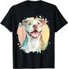 NEW LIMITED Pit Bull Mom Dog Lover Colorful Artistic Pitbull Owner  S-5XL Unisex T-Shirt