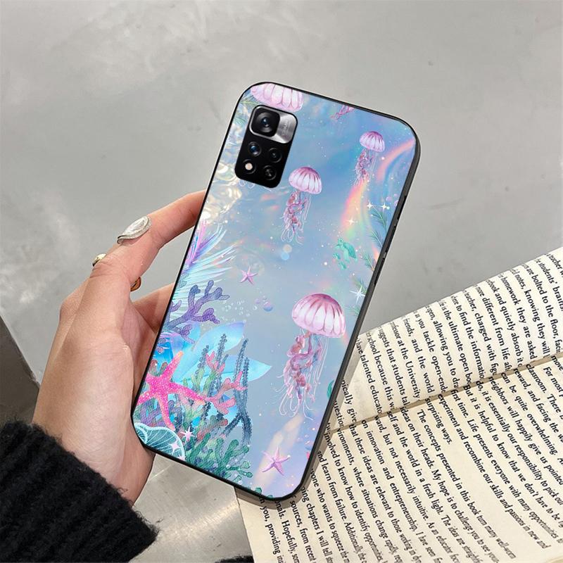 

Blue Ocean Animal Turtle Phone Case For Xiaomi Redmi note 14 Pro Plus 14 13 12 11 10 Pro 14S 12S 11S Redmi 14C 13C Redmi Note 13 Pro 4G