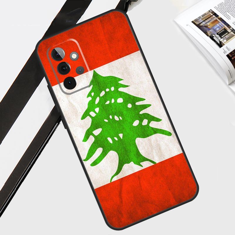 Lebanon Flag Map Case For Samsung Galaxy A12 A22 A32 A52 A56 A36 A26 A16 A06 A54 A34 A14 A13 A53 A15 A35 A55