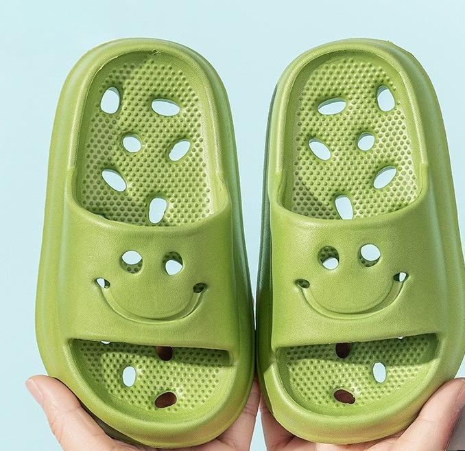 Children's Shoes - Boys' and Girls' Anti-slip Perforated Shoes with Soft Soles and Flip-flops