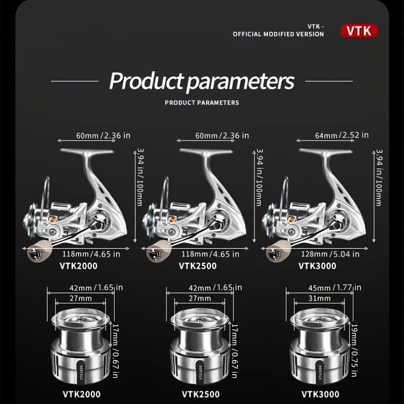 High Speed Ratio 8 Kg Resistance Gapless All-metal Spinning Wheel Long-distance Casting Sea Rod Wheel Luya Fish Wheel Micro-object Fishing Line Wheel