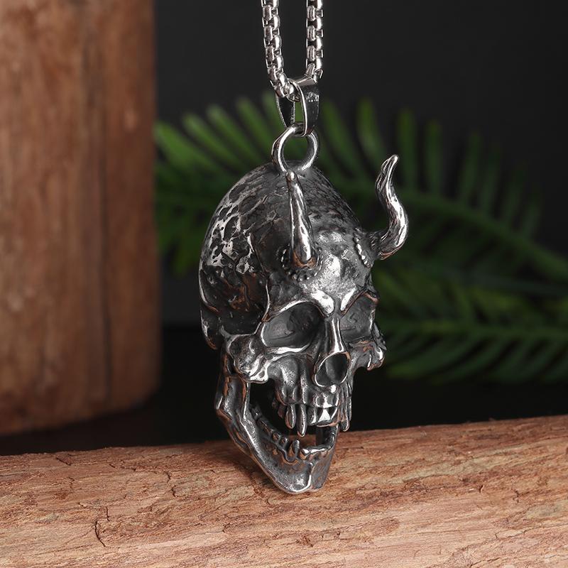 Classic Popular Anchor Trident Pendant Necklace for Men and Women Hip-Hop Rock Trend Nordic Jewelry