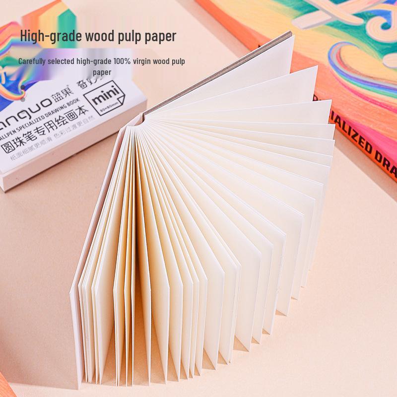 Blue Fruit Ballpoint Pen Drawing Sketchbook for Kids & Art Students