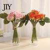 Minimalist Home Decor Vase Clear Bud Vase, Plastic Transparent Modern Flower Multipurpose Table Centerpiece for Party Wedding Indoor Plant Holder
