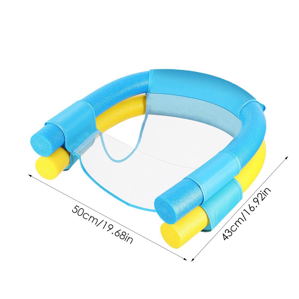 

Swimming Pool Mat 50X43cm Pool Noodle Sling Floating Ring Hammock Water Floating Chair Accessories Float Cloth (No Foam stick)