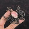 Pink Opal Pendant Copper Wire Wrapped Gemstone Pendant Butterfly Pendant Copper Jewelry Handmade Pendant Wire Wrapping Jewelry Gifts For Mom
