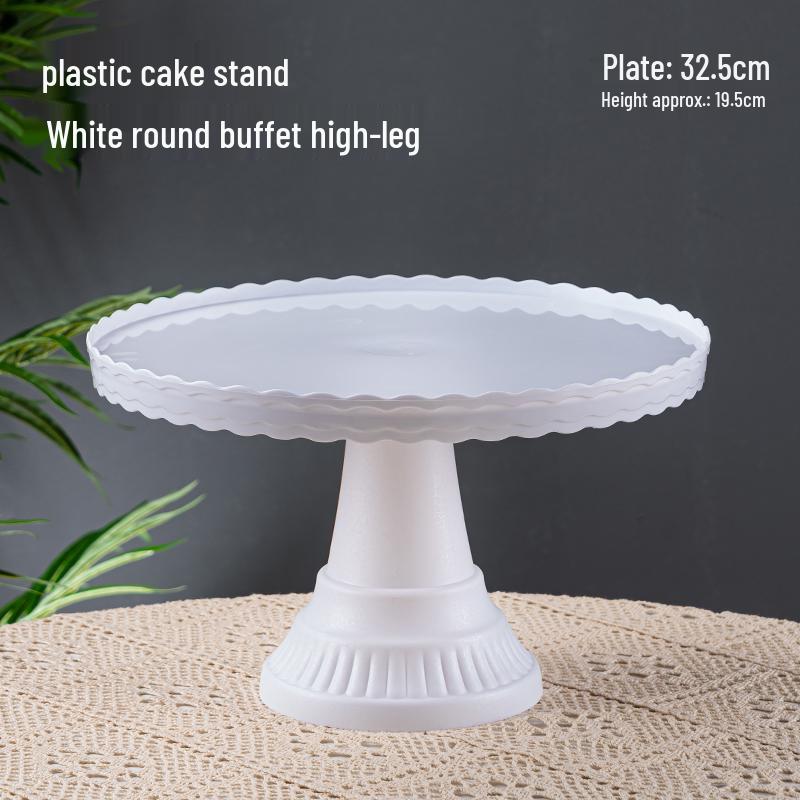 Disposable Dessert Display Stand for Children's Birthday - Cake & Plates Party Decoration
