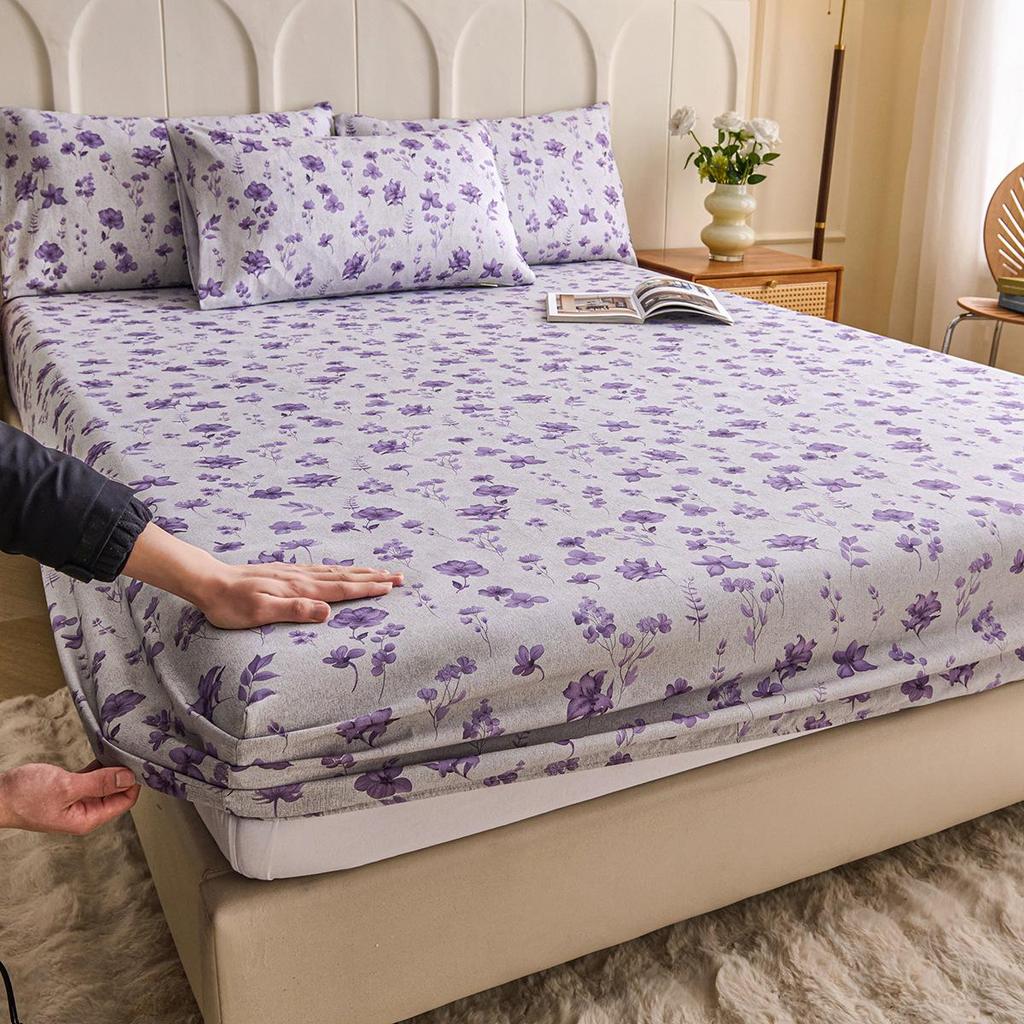 Cooling Summer Fitted Sheet: Thickened, Non-slip, Skin-friendly, Fully Enclosed, Washable Mat