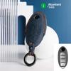 Car Key Case Cover Shell Keychain For Nissan Qashqai Juke J10 J11 X-Trail T32 T31 Kick Tiida Pathfinder For Nissan Suede Key Fob