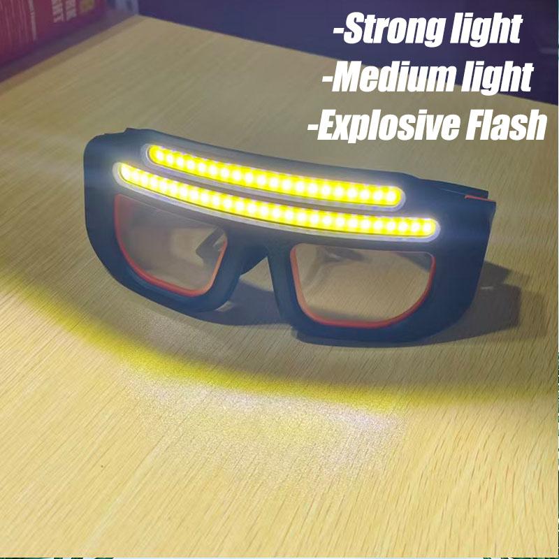 Super Bright COB LED Headlamp Built-in Battery,windproof and Dust-proof ,USB Rechargeable Head Flashlight Outdoor Camping Fishing Headlight