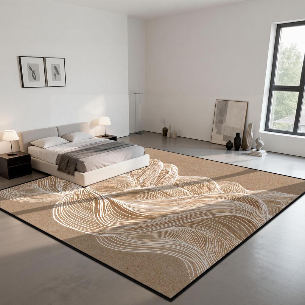 Modern Minimalist Carpet Abstract Style Living Room Customizable Rug Soft Easy To Clean Non-slip Lounge Floor Mats Home Decor