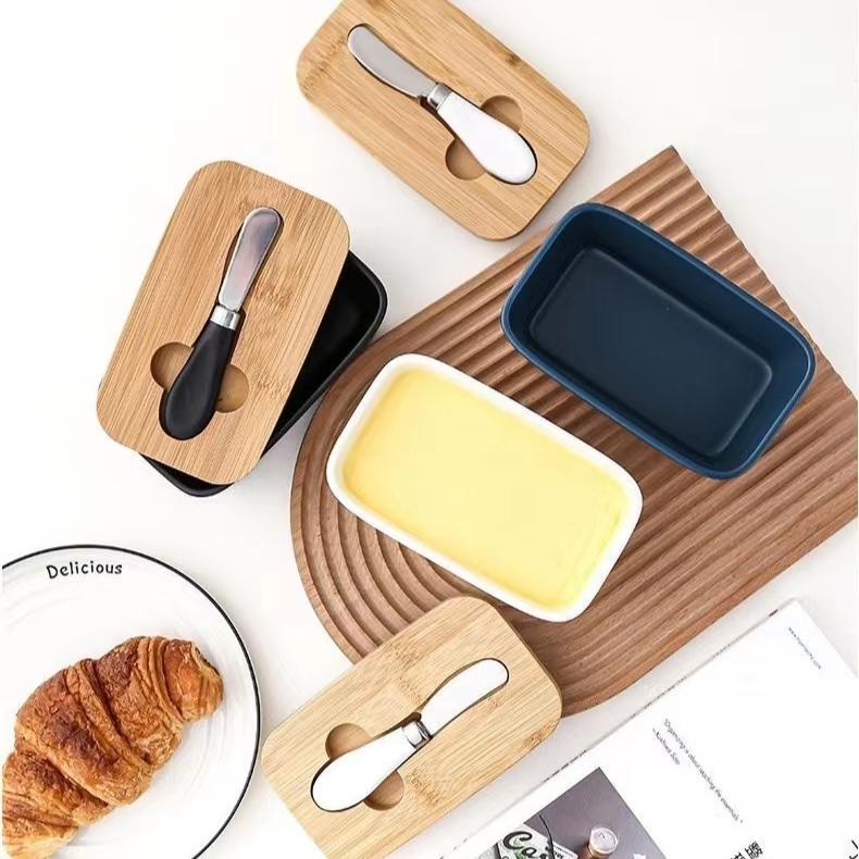 Boîte à Beurre Avec Coupeur Intégré - Récipient Beurre Et Fromage Transparent - Conservation Fraîcheur - Lavable Au Lave-vaisselle